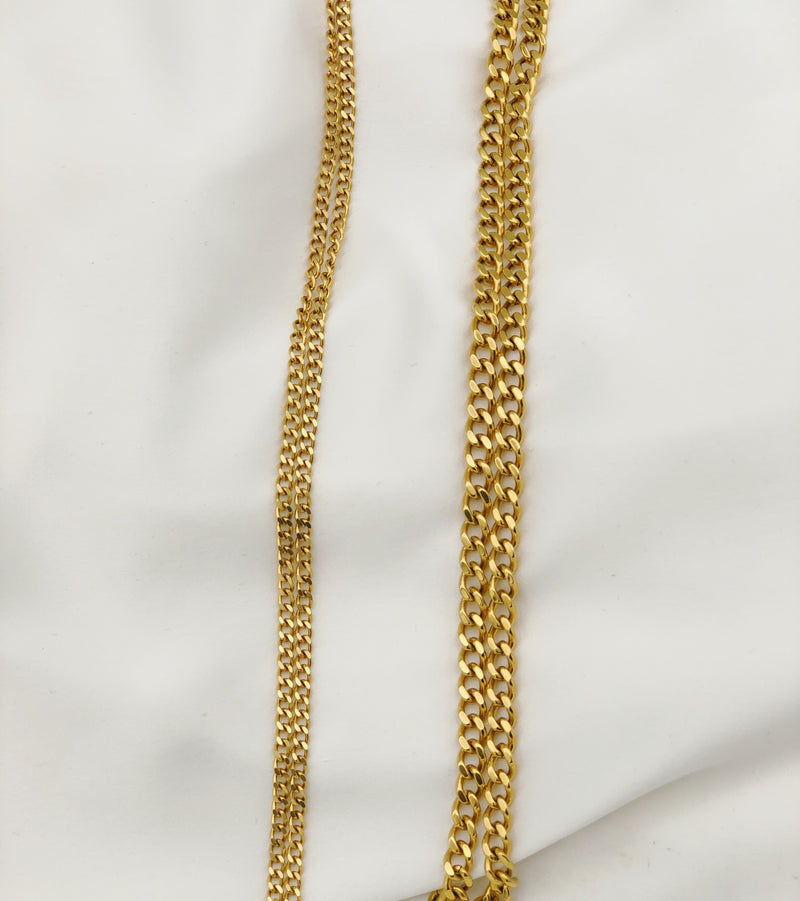The Harper chain 18k gold plated